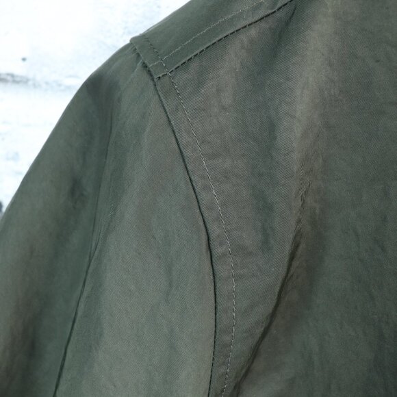 Banana Republic Men's Bomber Jacket Size Large Olive Green BNWT - Picture 8 of 16